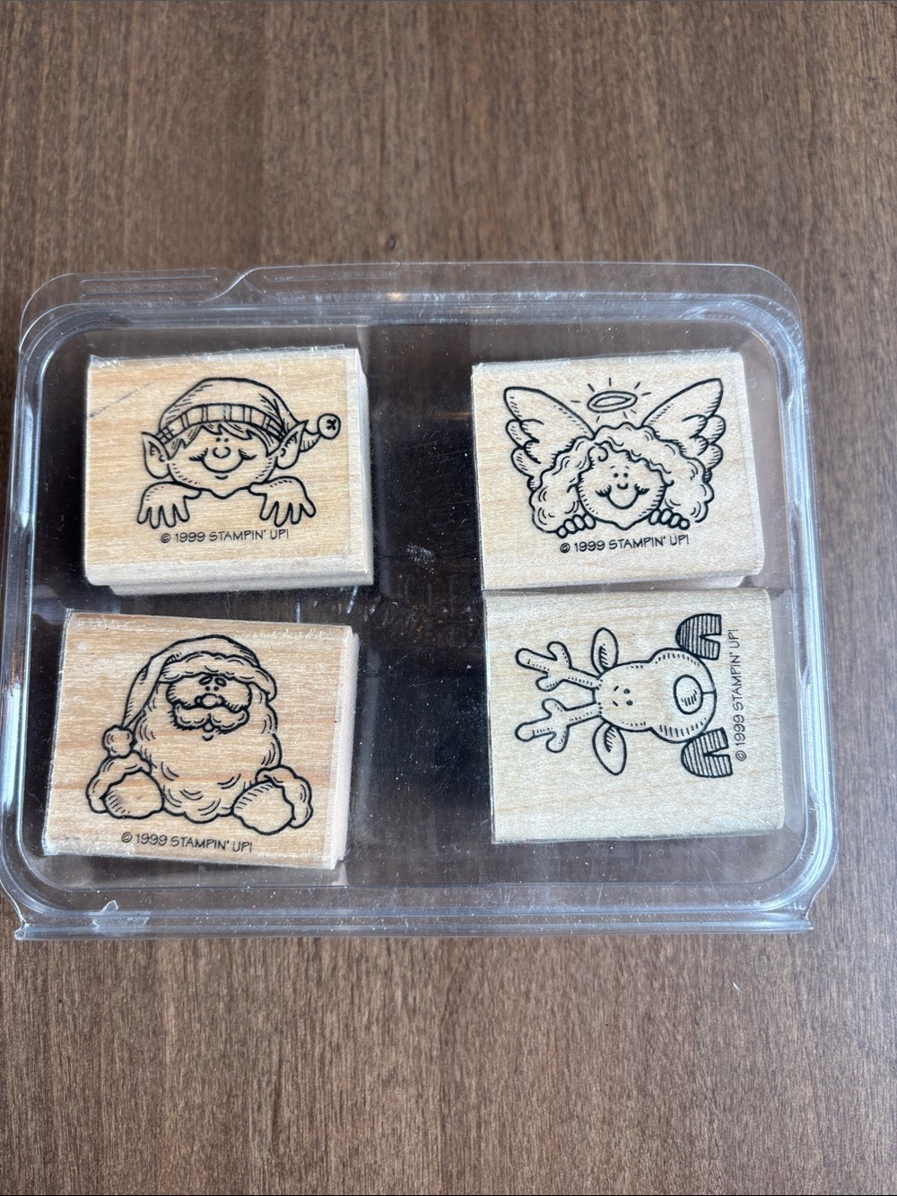 Stampin' Up! Vintage Wood ‘Holiday Helpers’ stamp set